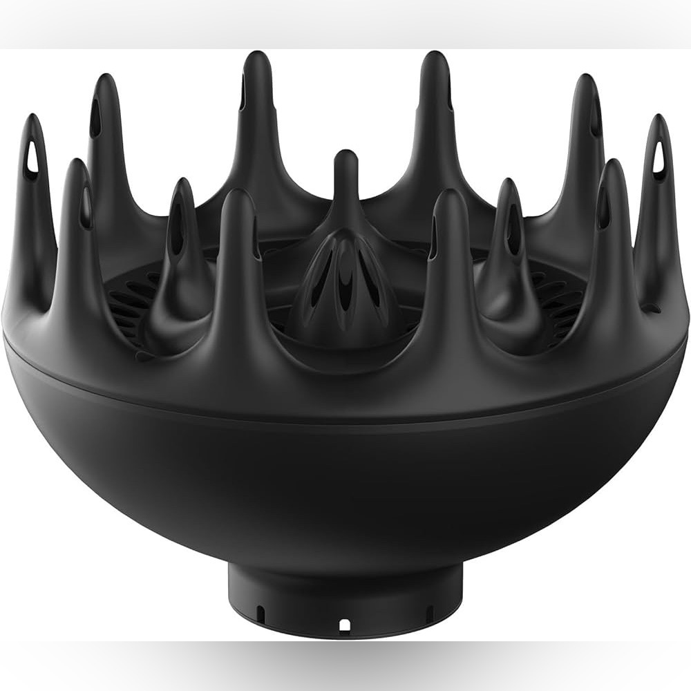 Xtava Black Orchid Diffuser Attachment for Dyson Airwrap or Blowdryer Curly Hair